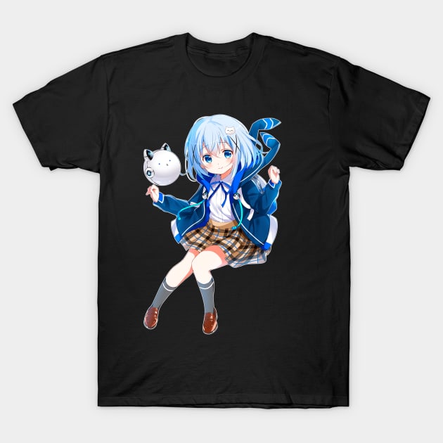 Chino Kafuu T-shirt, Gochiusa T-Shirt by orboffails